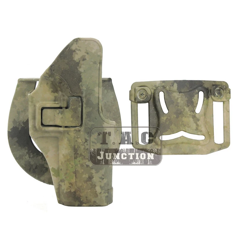 

Tactical CQC Serpa Concealment Quick Right Hand Waist Paddle Belt Loop Pistol Holster Gun Case Pouch for Glock 17 19 22 23 31 32