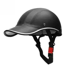 Moto Mezzo Casco Berretto Da Baseball Viso Casco Bici Elettrica Scooter Anti-Uv Cappello Duro di Sicurezza