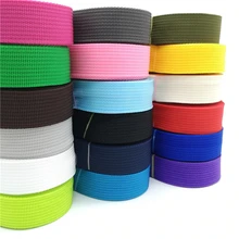 5 yards için 25mm Tuval Şerit bel çantası Dokuma Naylon Dokuma Sırt Çantası Çemberleme Dikiş çanta kemeri Aksesuarları