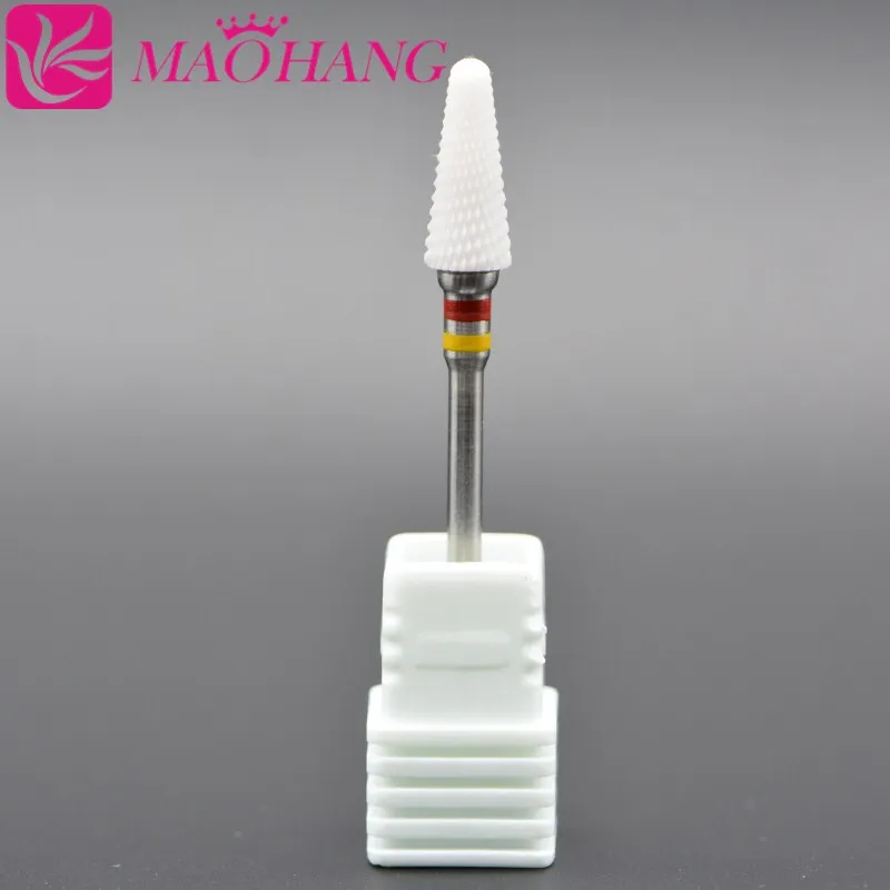

MAOHANG New Pro Ceramic Nozzle Nail Drill Bit Cutter Nail File Drill Bits For Nail Art Electric Manicure Pedicure Machine Tools