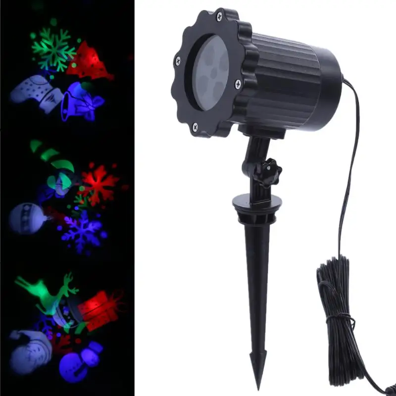 

Christmas Light Garden Landscape Lawn Projetor Natal Stage Spotlight DJ Disco Lights Christmas Decorations for Home 12 Patterns