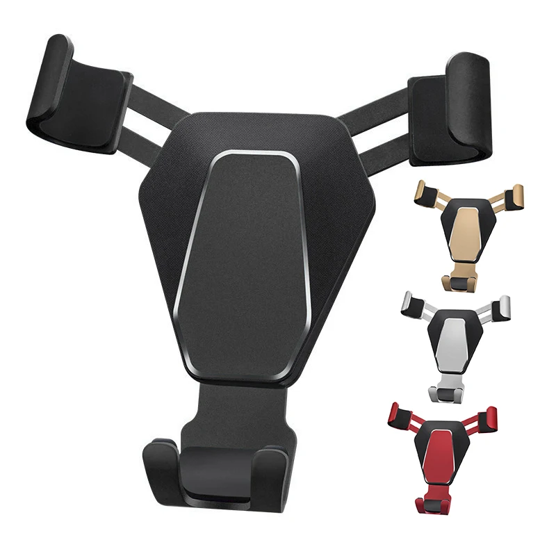 

Y-shaped Car Phone Holder Air Ventilation Grille Gravity Mobile Phone Holder Auto Mount Stand for General Mobile Phone