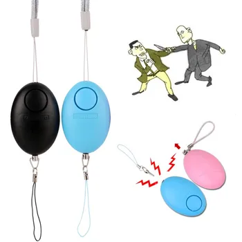 

120 Decibels Egg Shape Cute Practical Anti-wolf Alarm Replaceable Battery Suitable for Elderly Women and Children