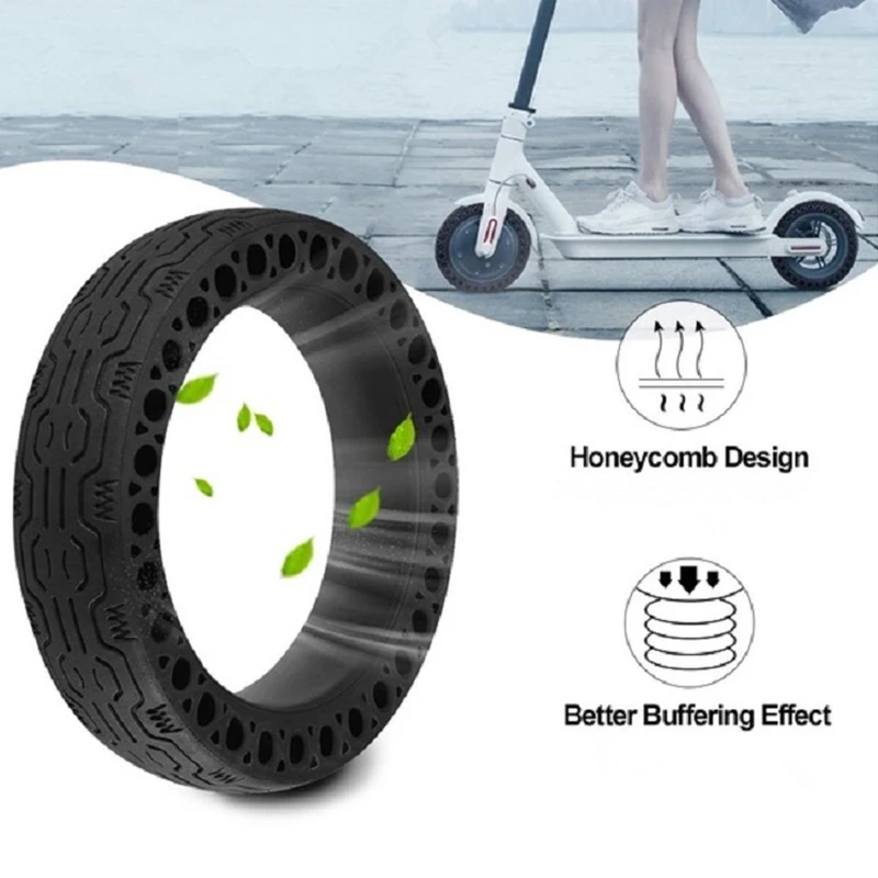 Durable Wheels Anti-Explosion Solid Rubber Tyre Front Rear Tire For Xiaomi Mijia M365 Electric Scooter Skateboard