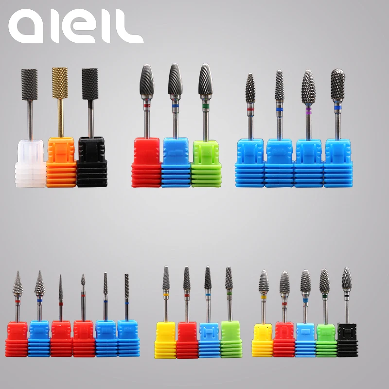 Tungsten Carbide Nail Drill Bits Milling Cutters For Manicure Nail Drill Bits Manicure Cutters For