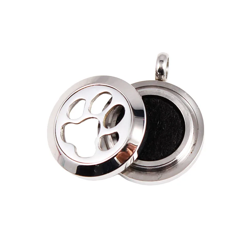 10 шт. медальон для духов Собачья лапа|locket pendant|pendant stainlesslocket pendant stainless steel |