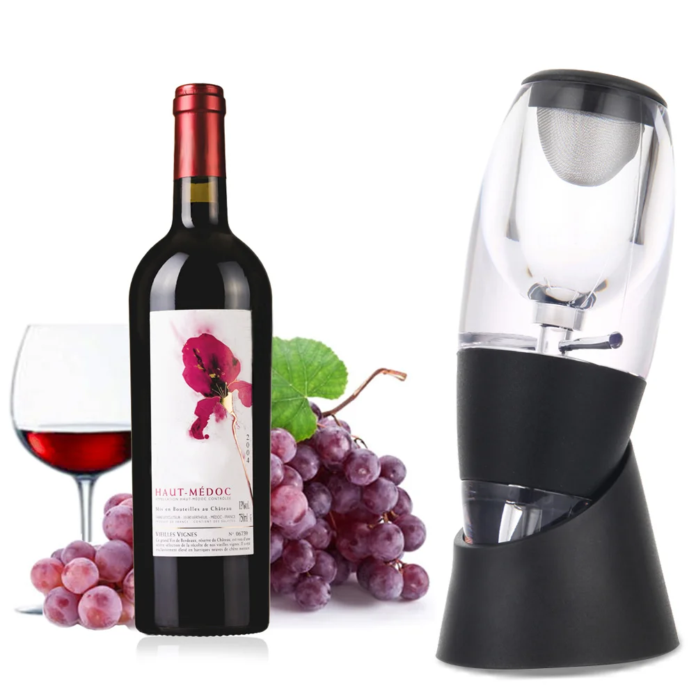

Fashion Wine Aerator Decanter Set Family Party Hotel Fast Aeration Wine Pourer Magic Decanter KM88