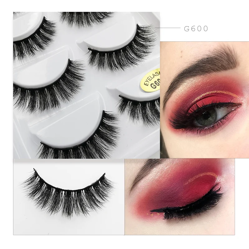 

100% handmade 3d mink lashes false eyelashes natural long eye lashes mink eyelashes false eyelash for makeups cilios maquiagem