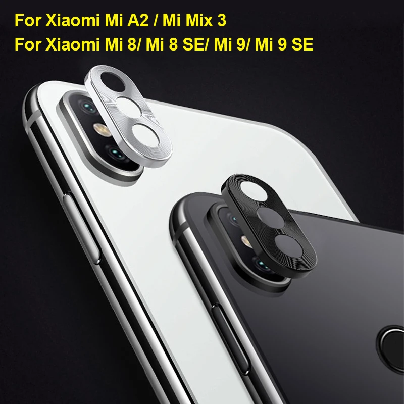 

For Xiaomi Mi 8 SE Camera Protector Ring Cover Luxury Camera Lens Protector Plating Aluminum For Xiaomi Mi A2 /Mi Mix 3 /Mi 9 SE