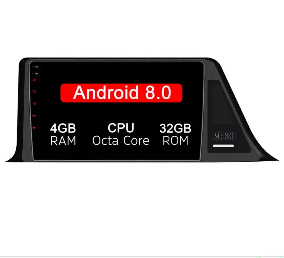 

9 Inch Android 8.0 1din Car Multimedia Player GPS Navigation For Toyota CH-R CHR 2016-2018 No DVD Player