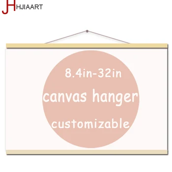 

A4 A3 DIY Wooden Magnetic Craft Frame Modern Nordic Photo Picture Canvas Painting Poster Hanger Home Decoration Wall Art