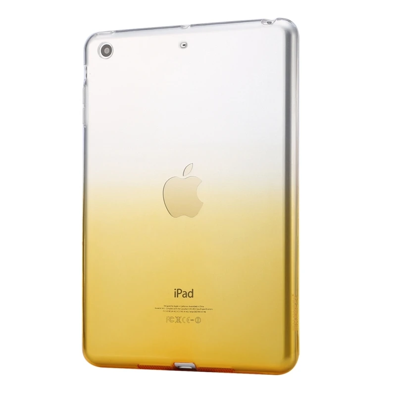 Прозрачный чехол для Apple iPad Mini 3 2 1 Мягкий силиконовый чехол из ТПУ градиентный цвет 7,9 ''прозрачные планшеты чехол для iPad Mini 1 2 3