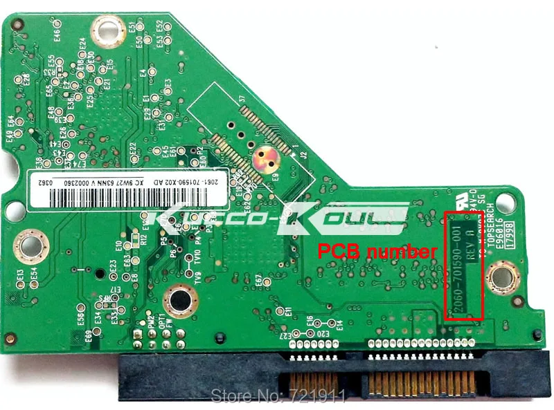 

HDD PCB logic board circuit board 2060 701590 001 for 3.5 inch SATA hard drive repair hdd date recovery