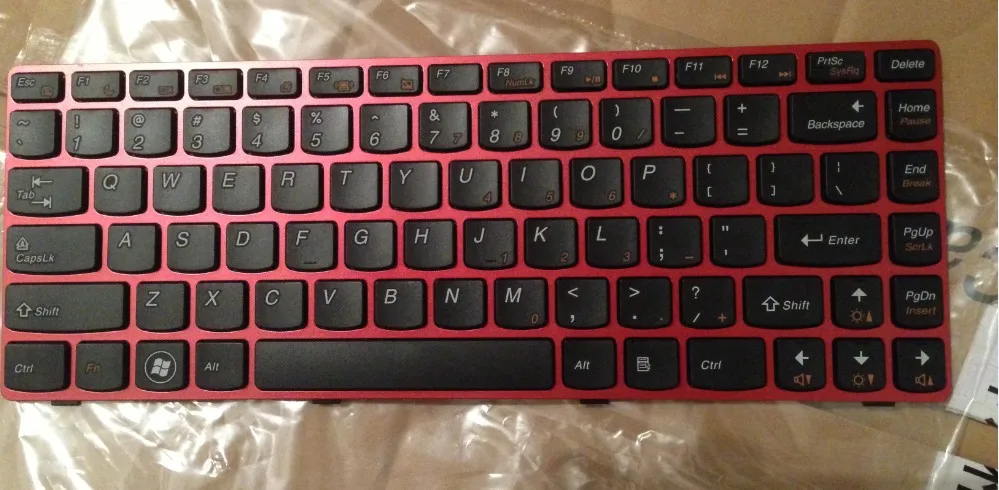 Совершенно новая клавиатура QWERT для LENOVO Ideapad Z460 Z460A Z465 Z465G Z465A серия US layout RED |