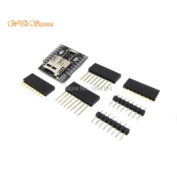

WQScosea Q8S-365 Real Time Clock Data Logger Shield For Micro SD Wemos WiFi D1 Mini Board + RTC DS1307 Clock Log Shield