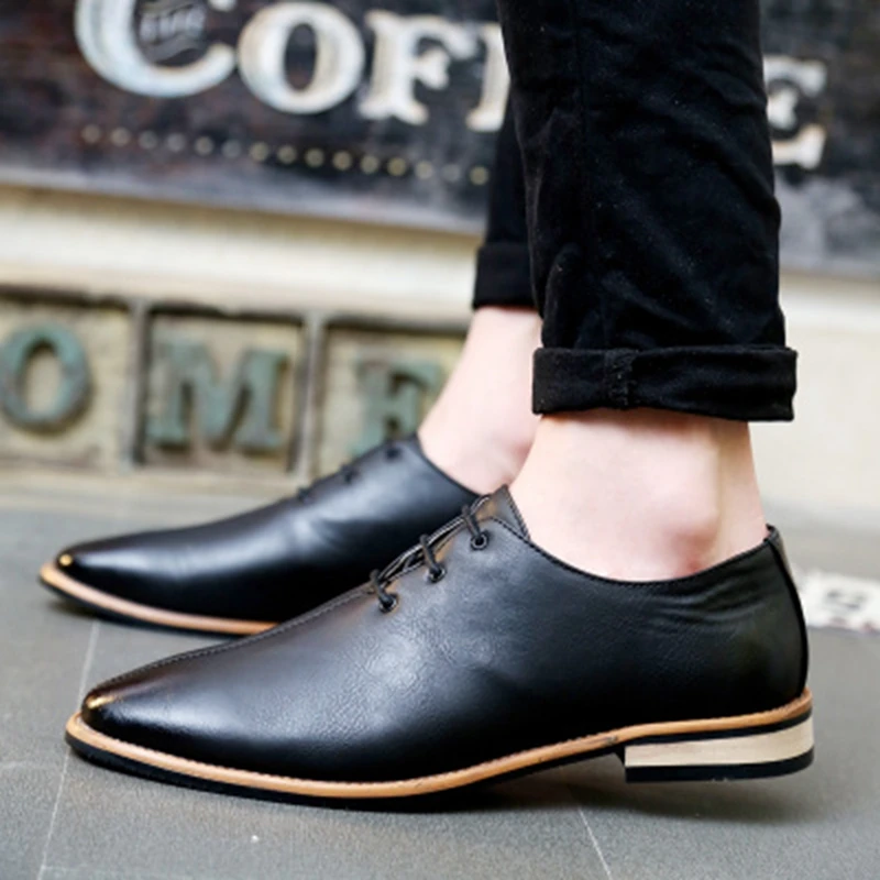 Mens leather flats Clearance