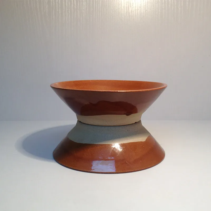 Retro cutlery earthenware pottery bowl Pork Farm crude oil pot steaming