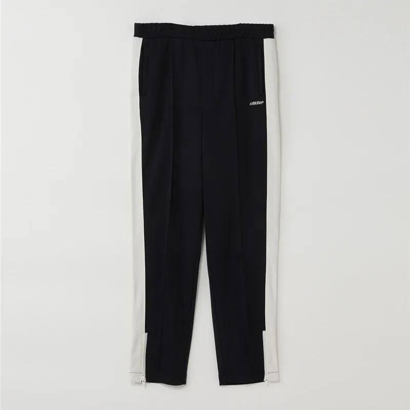 

19ss AMBUSH Sweatpants Women Men Fashion Casual AMBUSH Pants Drawstring Zipper AMBUSH Sweatpants