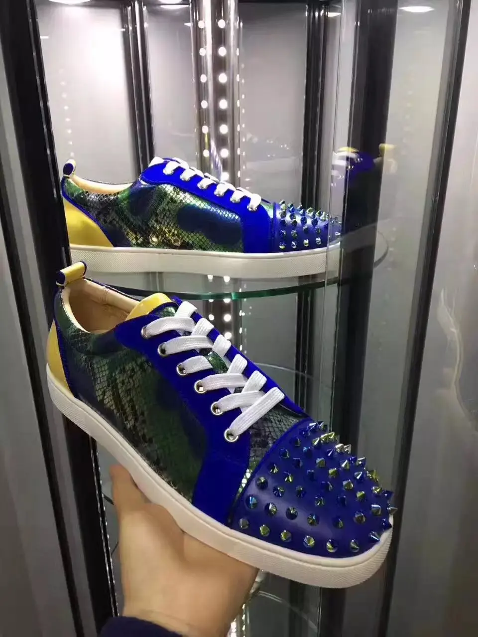 Chaussures En Lace Sports Air Hommes up As Noble Sneaker 2018 Pour Pointu De Marche Plein Loisirs Cuir Chentel Mode Picture Nouveau Rivet 2EWDH9I