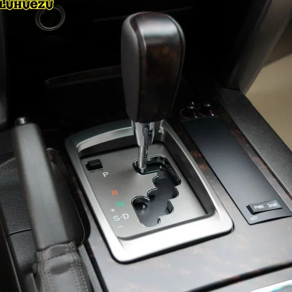 Luhuezu деревянная цветная автоматическая коробка передач ручка переключения передач для Toyota Land Cruiser LC200 2008- аксессуары