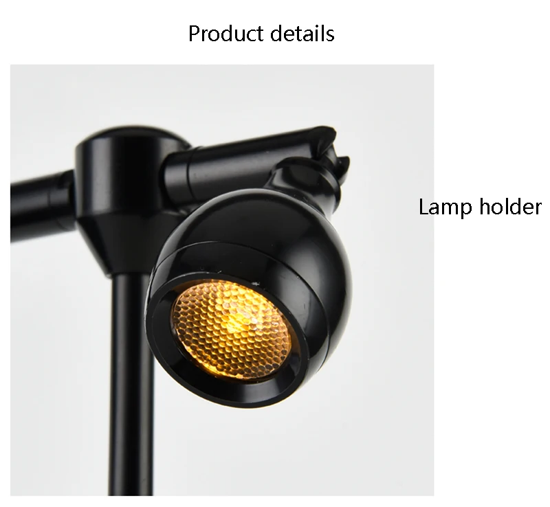 Светодиодный настольный светильник с зажимом, usb-зарядка, лампа настольная Гибкая железная лампа для чтения, 2 режима питания с помощью usb-устройства или аккумулятора 3AAA