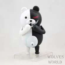 10 см милые Nendoroid Monokuma Супер Dangan Ronpa фигурка модель игрушки куклы ПВХ мультфильмы Аниме Электронные Домашние животные