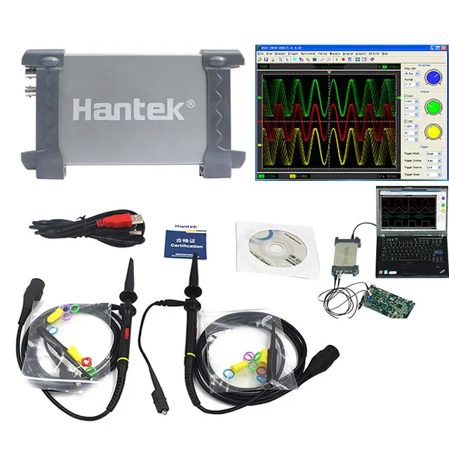 Cheap Digital Oscilloscope PC USB 20MHz 2 CH Osciloscopio Digital Portati Handheld Portable Osciloscopio Motor Repair Freeshipping