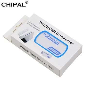 

CHIPAL 10pcs Wii2HDMI Adapter For Wii to for HDMI Converter 3.5mm Audio Video Output Full HD 720P 1080P HDTV Monitor Displayer