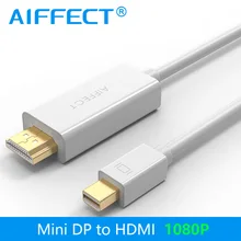 AIFFECT 1080P Mini DP to HDMI Cable Mini DisplayPort to HDMI Cable Thunderbolt Port HDMI Mini DP Cable Cord Line Support 2K 4K адаптер lenovo mini displayport to hdmi