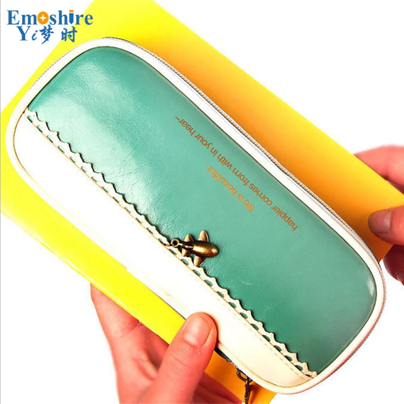 Emoshire Exclusive Cute Large Capacity Student Pencil Bag Multifunctional Pencil Box Simple Men and Women Korean Creative Stationery (5)