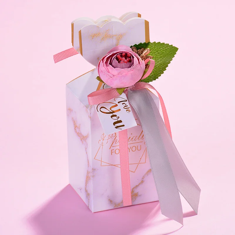 30 шт./лот, коробка для конфет в форме вазы, индивидуальная Свадебная коробка для цветов, подарочные коробки для детей, Подарочная коробка на день рождения, упаковка - Цвет: A8  30pcs