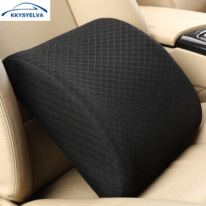 KKYSYELVA Memory Foam Lumbar Support Back Cushion Pillow Relieve Pain Suit for Office Home Chair Car