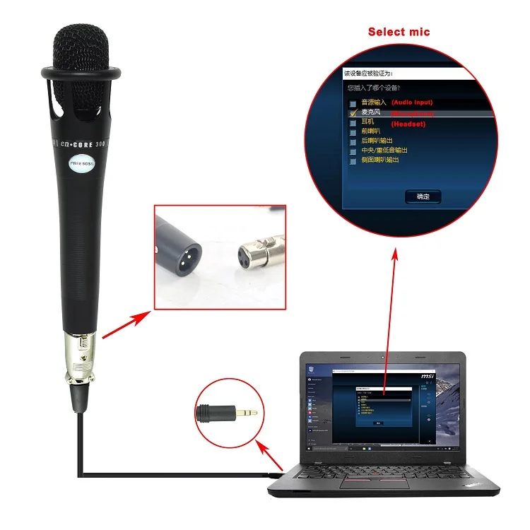 E-300  24  cable microphone