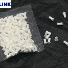 1000 шт LC Пылезащитная Крышка для LC волоконно-оптического разъема 1,25 мм белый цвет ftth Пылезащитная крышка SM ММ завод ELINK