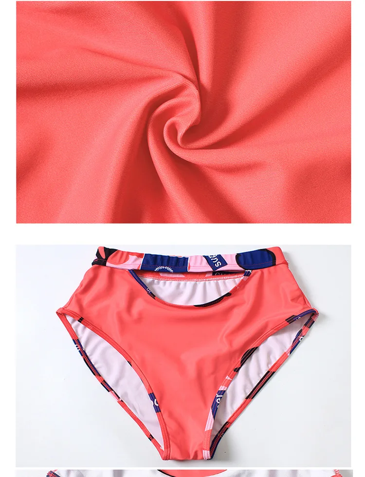 May Female Beach 2 Piece Swimsuit Women Swimwear Bathing Suit Woman Split Three Underwire Bracket Cartoon Polyester Sierra