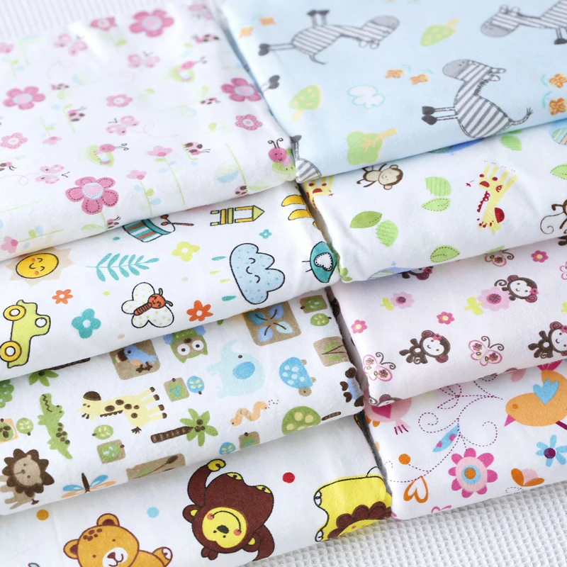 Фланелевая ткань для детей 100% хлопок 100x155 см|flannel fabric|cotton flannel fabricfabric for |