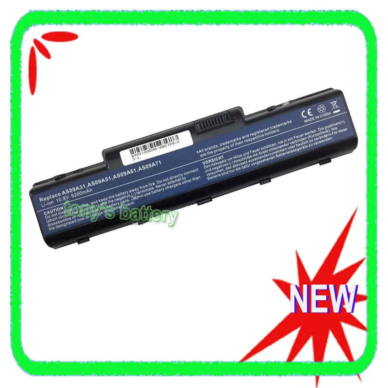 Bateria de 5200mah para Guizo Easynote Tr81 Tr82 Tr83 Tr85 Tr86 Tr87 Tj72 Tj75 Tj73 Tj74 Tj76 Tj78 Tj65 Tj66 Tj67