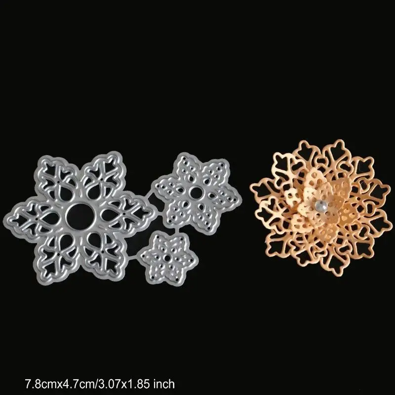 DIY 3D цветок металлические режущие штампы трафарет альбом для скрапбукинга карты
