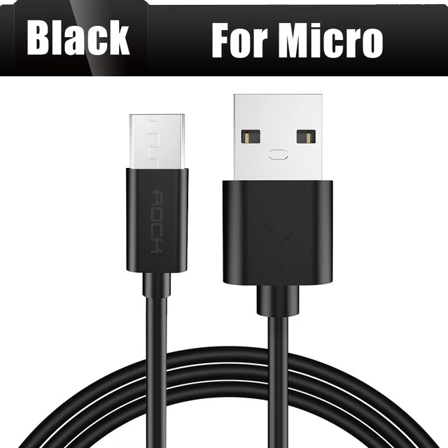 Кабель USB для зарядки и передачи данных для ligtning, кабель Micro USB type-C для iPhone X 8 7 6 5 0,25 м 1 м шнур зарядного устройства для мобильных телефонов - Цвет: black for Micro