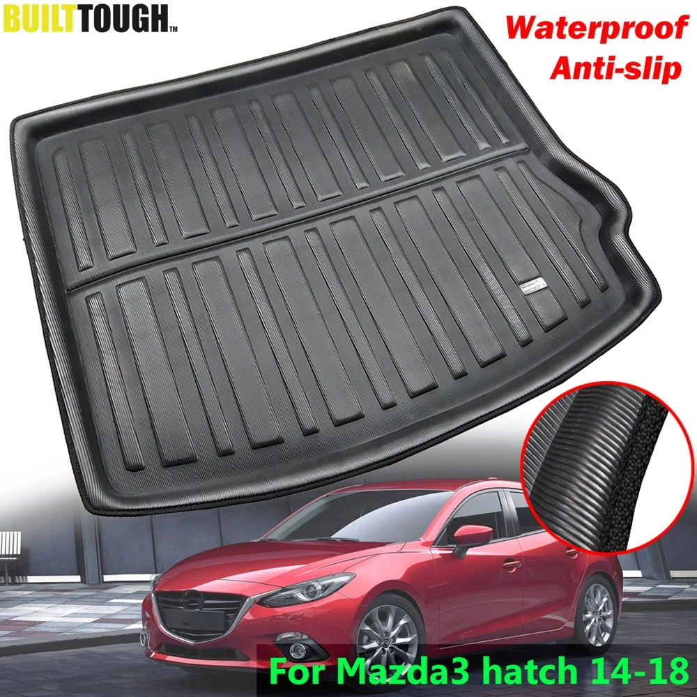 Подходит для Mazda 3 Axela BM хэтчбек 2014 2015 2018 задний багажник коврик грузовой поднос