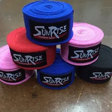 2 шт./рулон ширина 5 см длина 4 м хлопок спортивный ремень боксерский бандаж Санда Муай Тай ММА тхэквондо перчатки обертывания 1 комплект