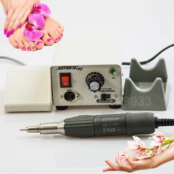 Price Dental Laboratory, Jewelry, Hobby, Nail File Podology STRONG 90+L102S High-Power Micromotor Brush Electric Handpiece 110V / 220V