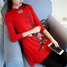 4349 Настоящее женское новое ретро вышитое платье первоклассника 59