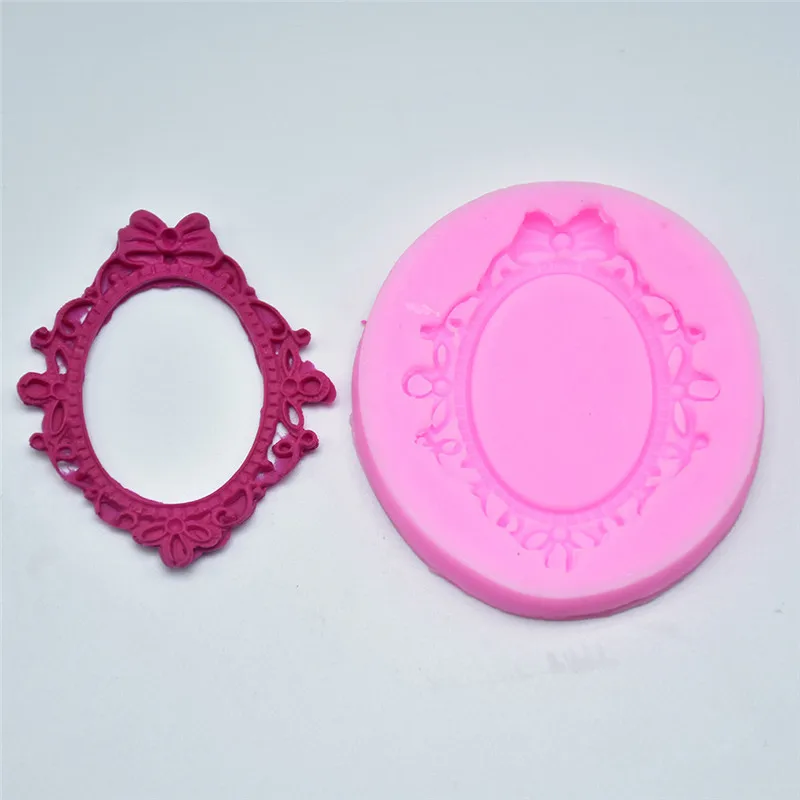 

SEAAN Cake Decorating Tools Chocolate Mold Border European Relief Silicone Mold Fondant Mold Kitchen Cake Baking Stencil Tool