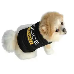 Собака Костюмы унисекс Одежда для животных Щенок Cat жилет футболка одежда Костюмы аксессуары украшения поставки # T10