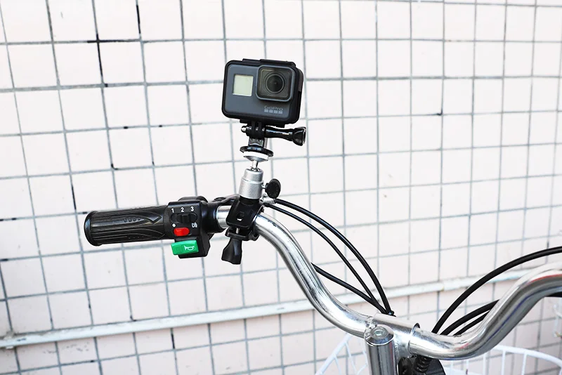 Для DJI Osmo экшн-камера крепление на велосипед мотоцикл руль рулон держатель для DJ Gopro Hero 7 6 5 SJCAM YI 4 K аксессуары для камеры