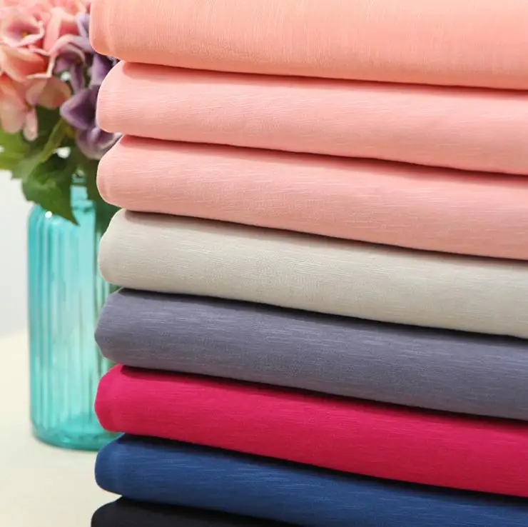 Slub combed cotton double knit pure cloth baby autumn clothing