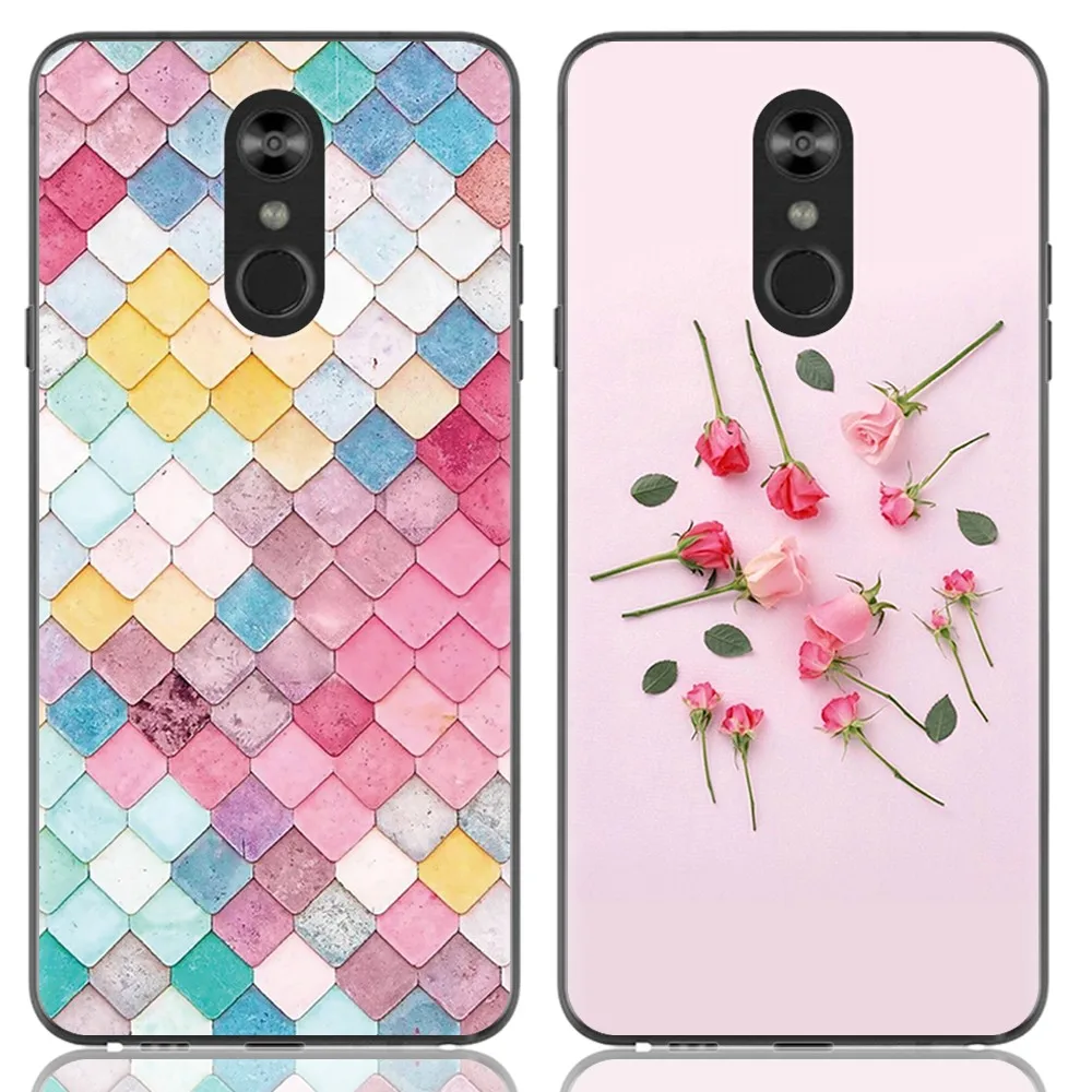 

Phone Case For LG Q Stylo 4 6.2-inch Unicorn Marble Flamingo New Arrival Fashion Design Art Painted TPU Soft Case