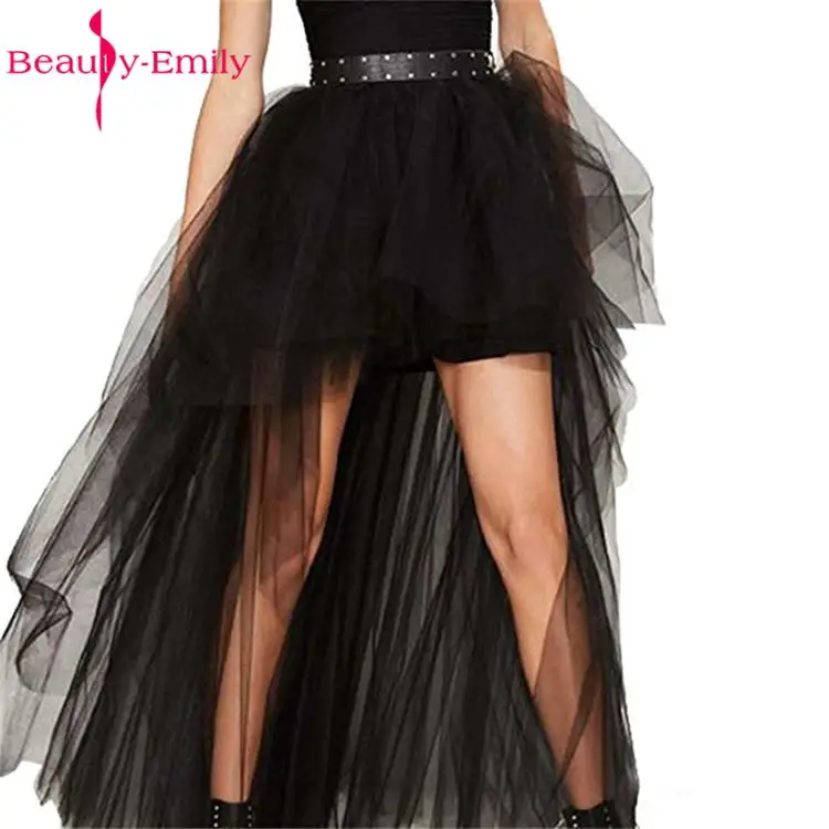 

A-Line Long Petticoat Colorful Underskirt Tea Length Bridal Tulle Petticoats For Wedding Dress