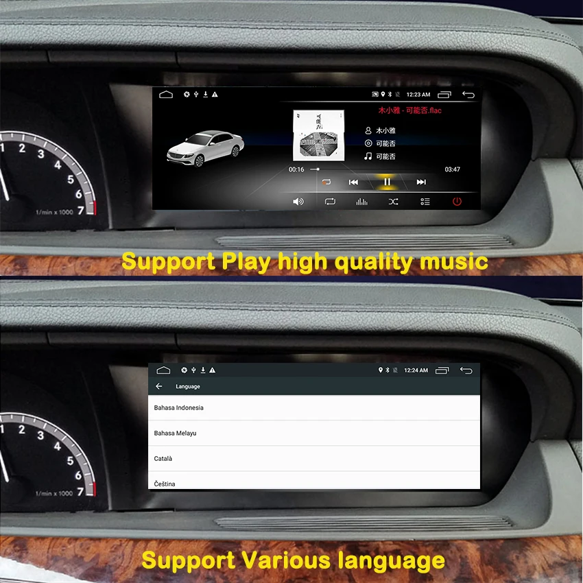 Clearance Liislee For Mercedes Benz S Class W221 2006~2013 GPS Navigation Android Original Car System Radio HD Screen multimedia player 3